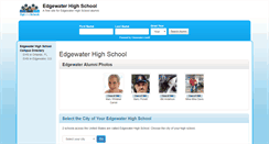 Desktop Screenshot of edgewaterhighschoolalumni.com