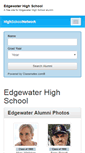 Mobile Screenshot of edgewaterhighschoolalumni.com
